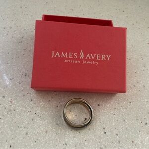 Retired James Avery Sterling Silver Band Ring